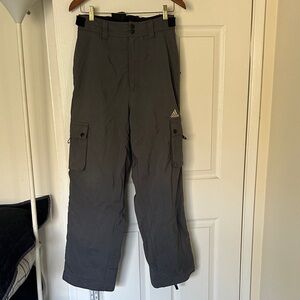 Adidas Men's Dark Gray gortex heavy duty ski pants